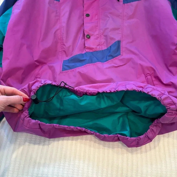 VINTAGE THE NORTH FACE PULLOVER WINDBREAKER JACKET 1990S SIZE MEDIUM MADE IN USA - Picture 12 of 14